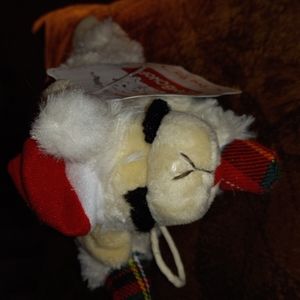 Santa Lamb chop dog toy